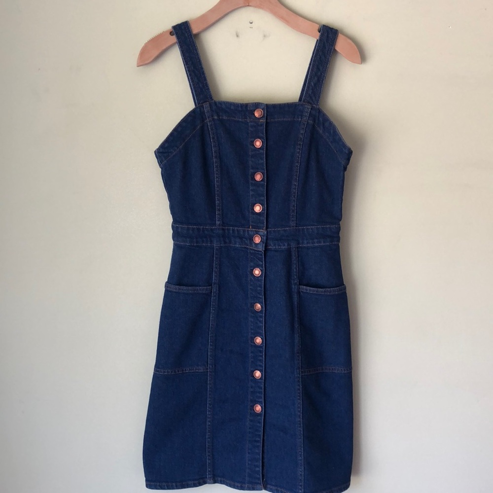 Denim Dress J Lo vibes